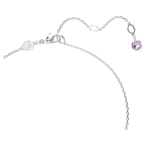 Gema Y Pendant, Mixed Cuts, Multicolored, Rhodium Finished - Image 4